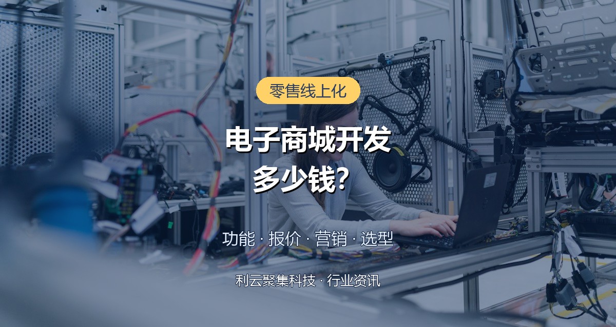 电子商城开发多少钱？功能模块与价格区间一次讲透